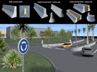 Concrete barriers