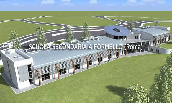 scuola formello roma progetto BIM